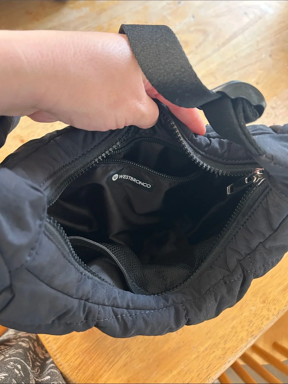 Mini backpack and small shoulder bag